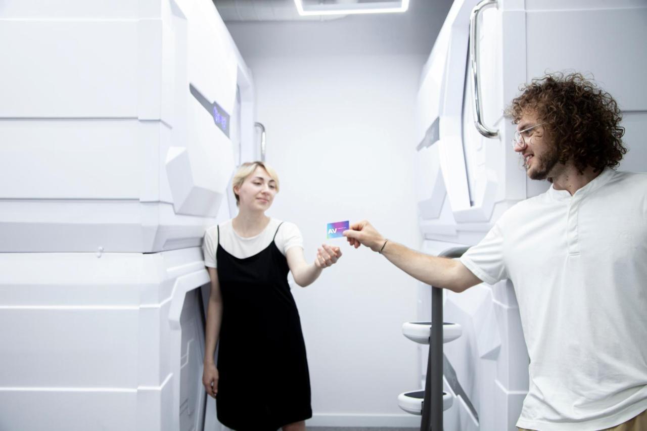 קייב Av-1 Capsule Hotel מראה חיצוני תמונה